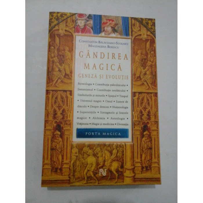   GANDIREA  MAGICA  -  CONSTANTIN  BALACEANU-STOLNICI   MAGDALENA  BERESCU